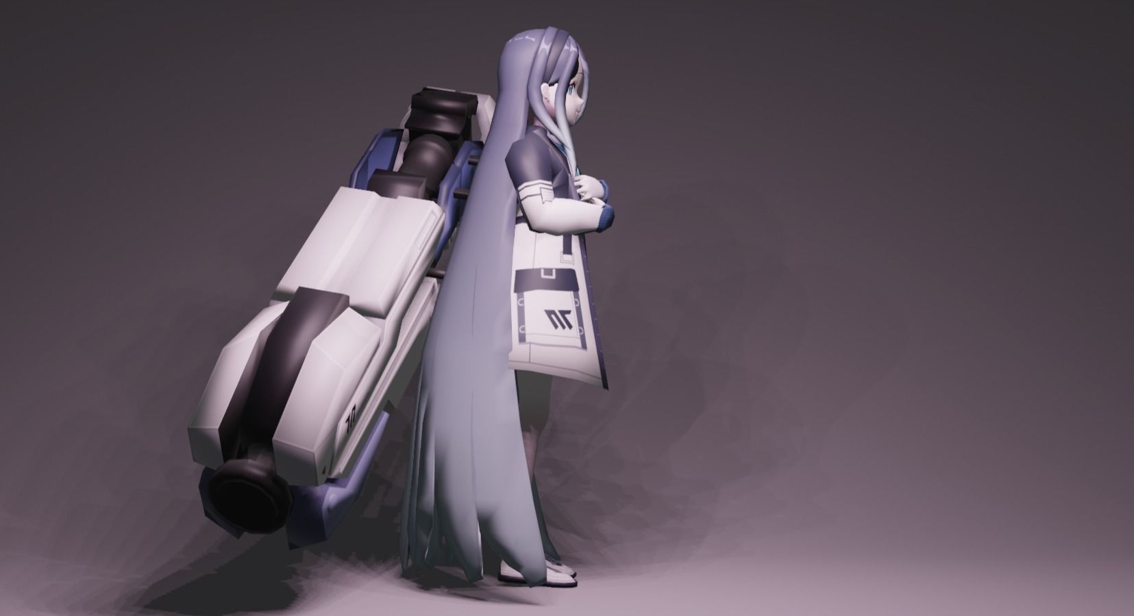 Anime Character - BA Arisu 3D model_2