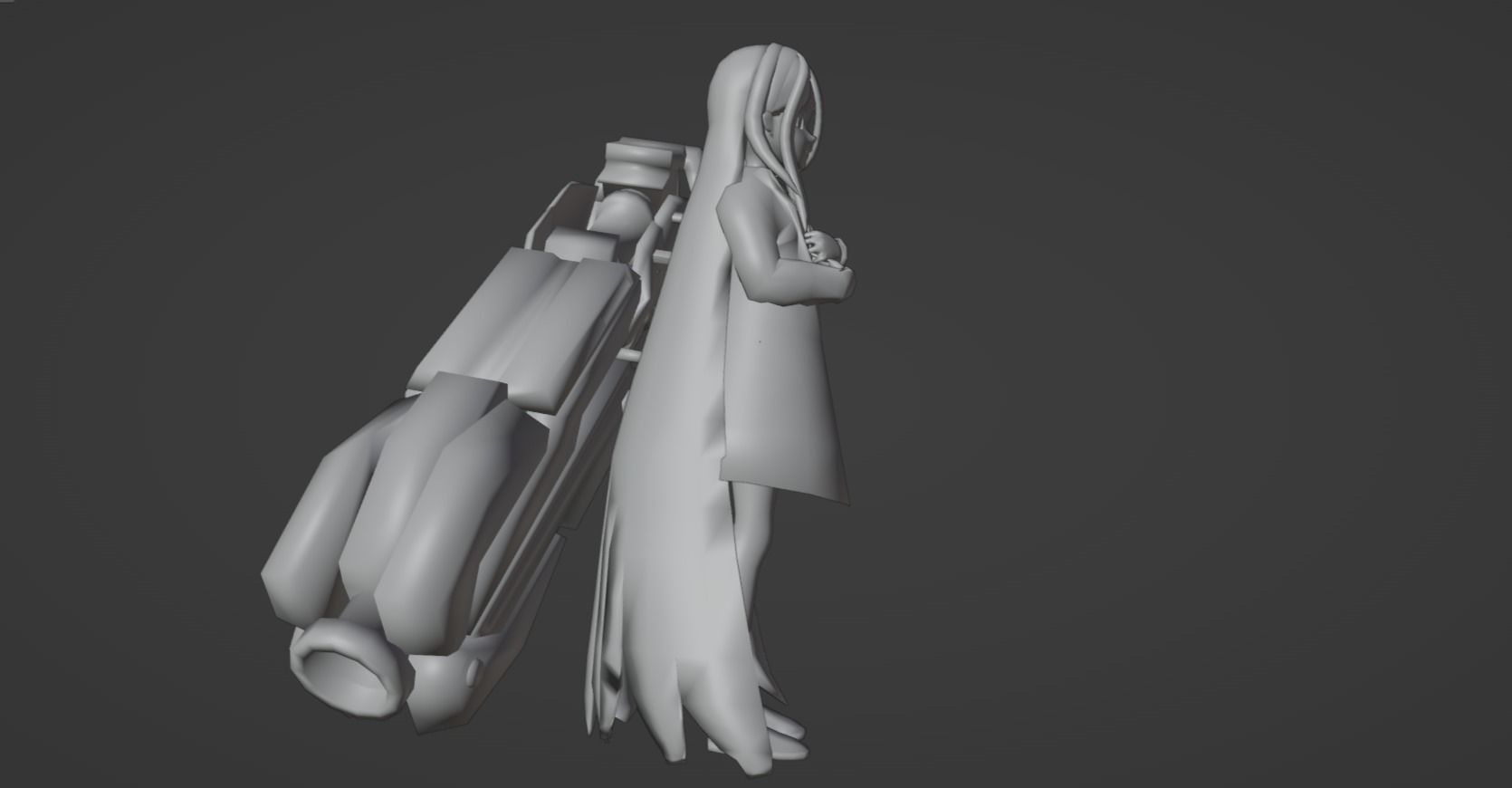 Anime Character - BA Arisu 3D model_13