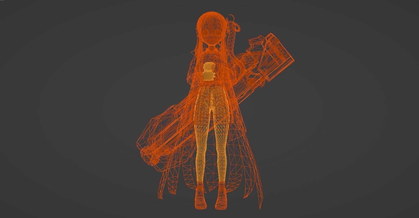 Anime Character - BA Arisu 3D model_16