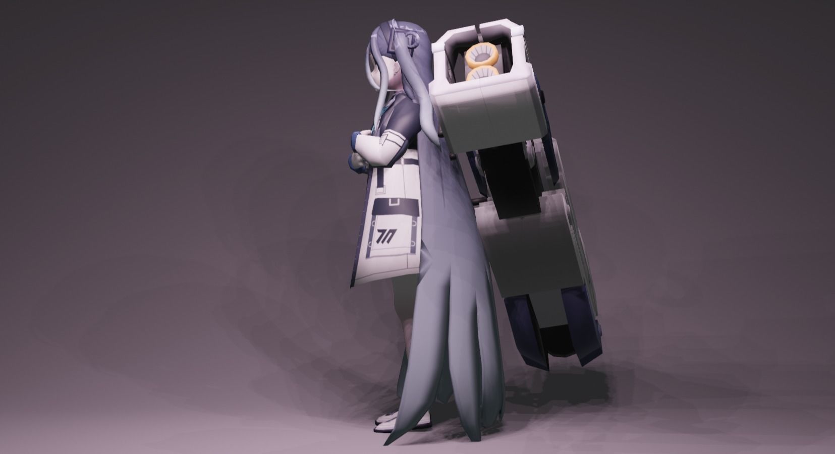 Anime Character - BA Arisu 3D model_6