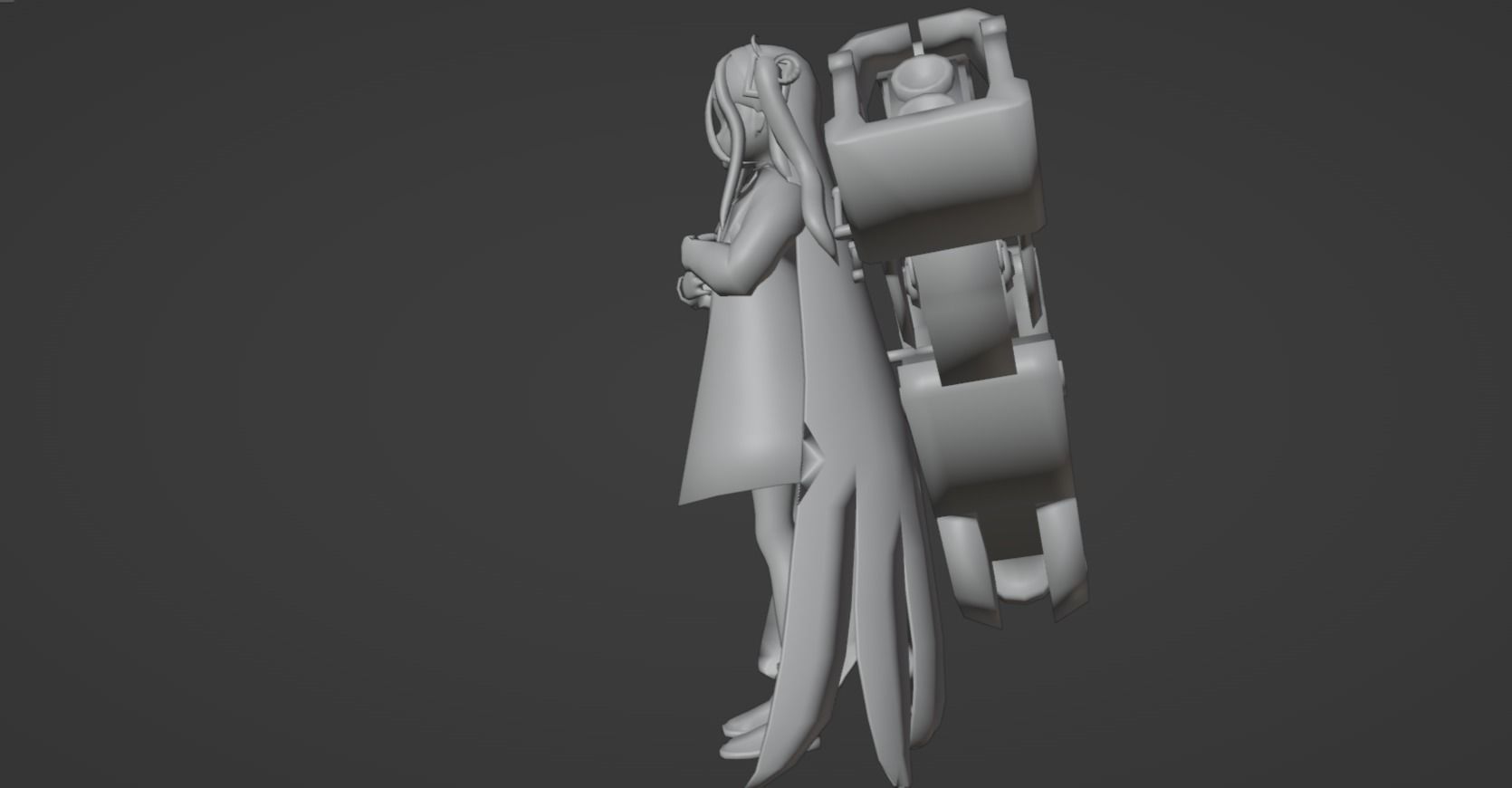 Anime Character - BA Arisu 3D model_15