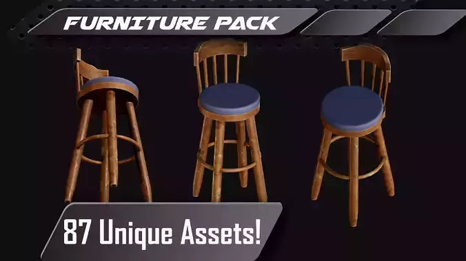 Furniture pack-87 Assets