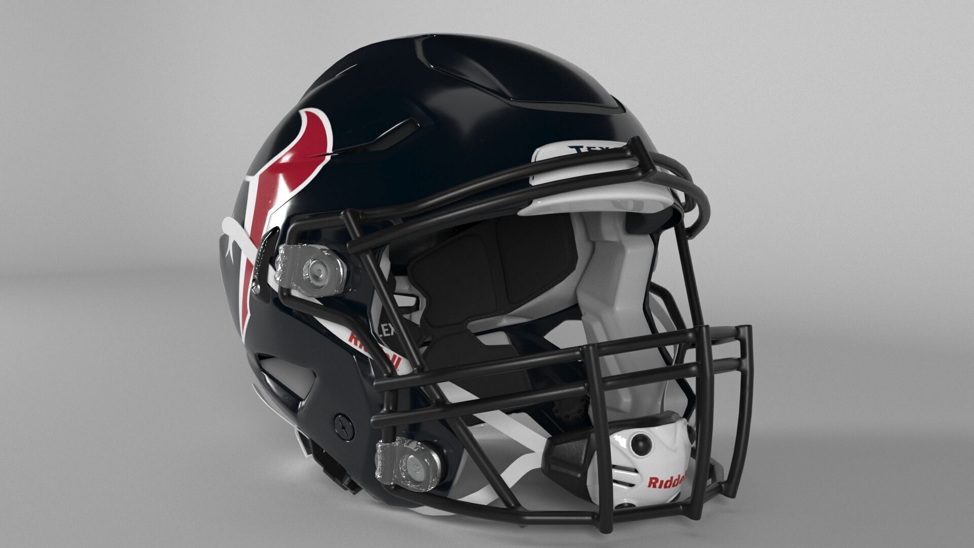 HOUSTON TEXANS Helmet Football AFC SOUTH PBR updated 2025 3D model_5