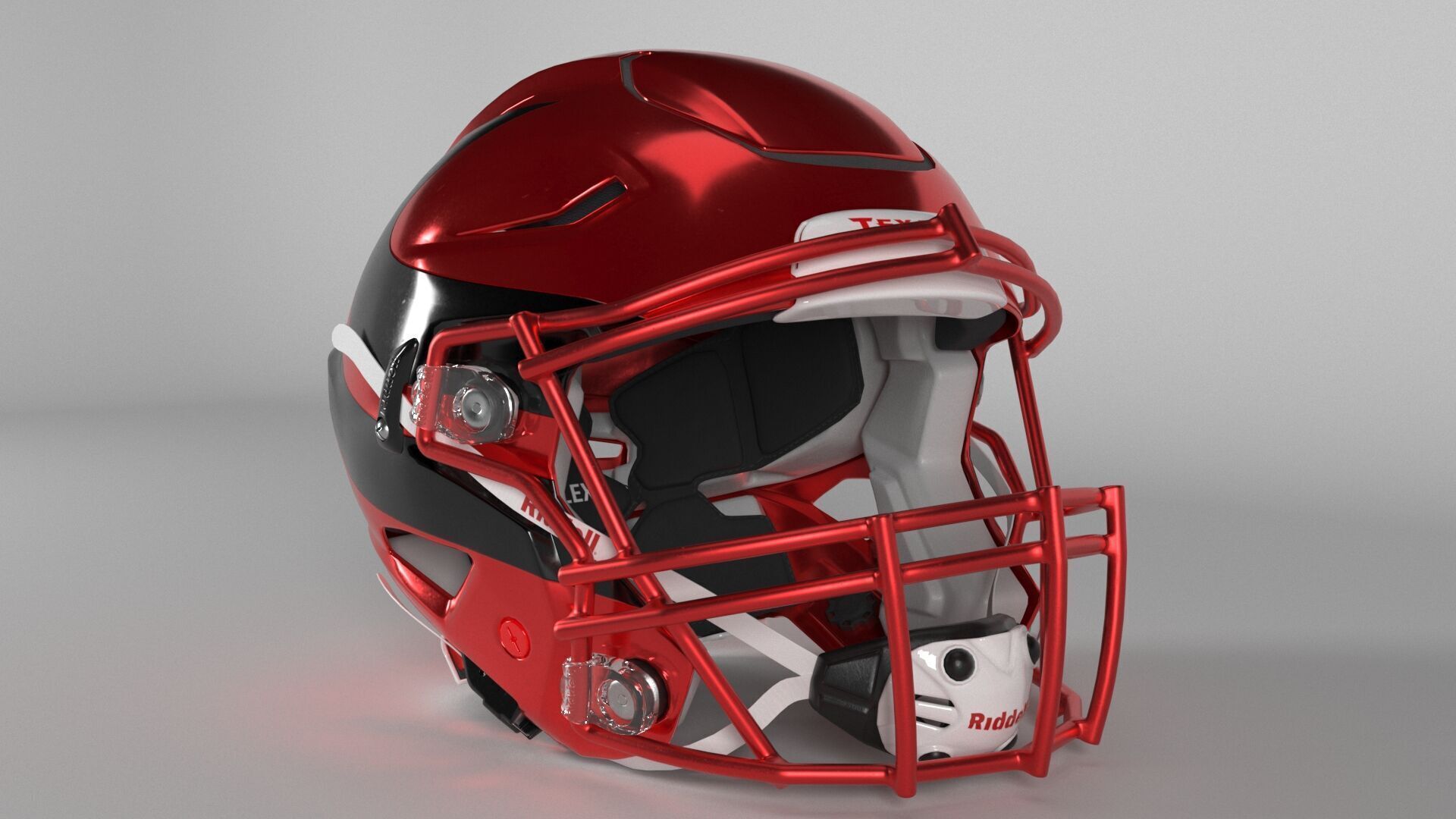 HOUSTON TEXANS Helmet Football AFC SOUTH PBR updated 2025 3D model_2