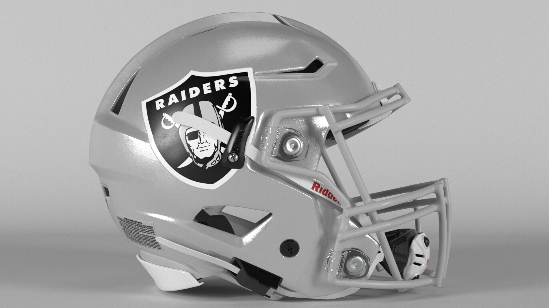 LAS VEGAS RAIDERS Helmet Football AFC WEST PBR updated 2025 3D model_1