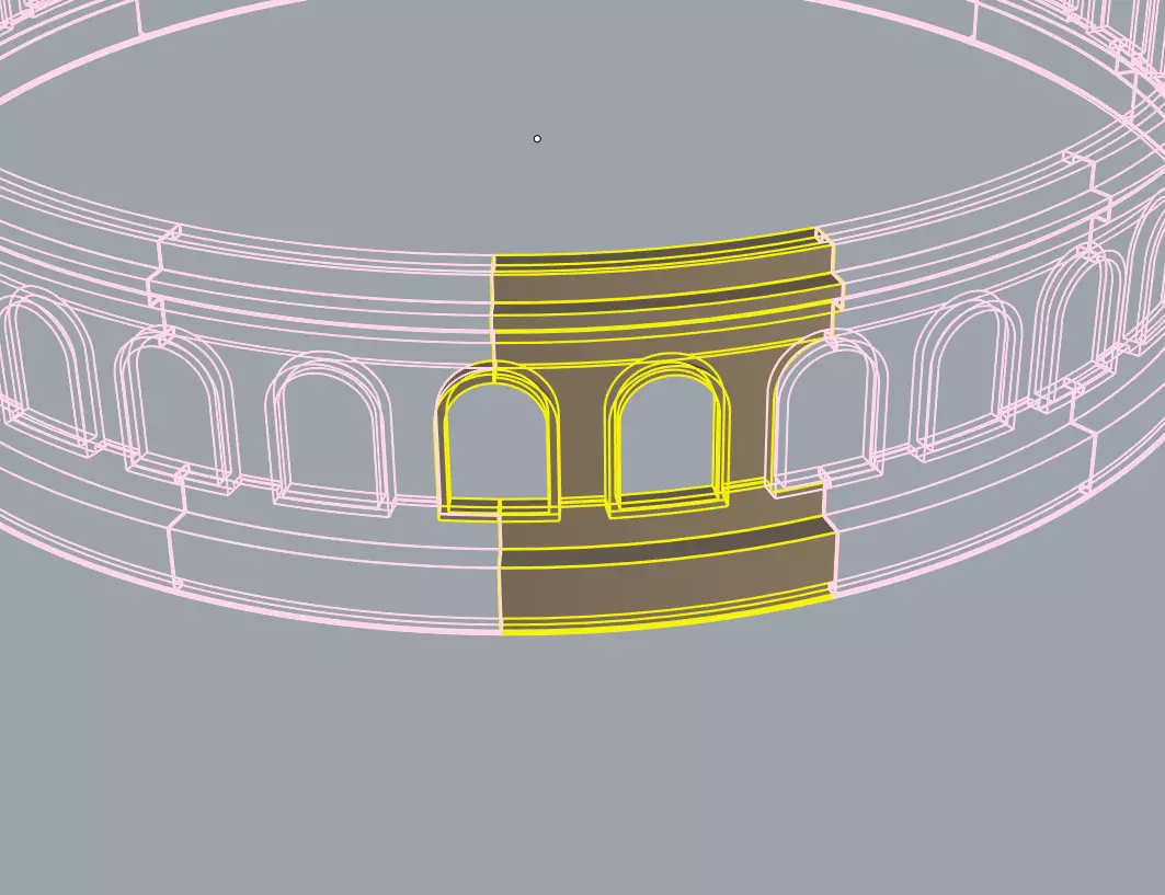 Exquisite 3D Islamic Dome Model Low-poly 3D model_1