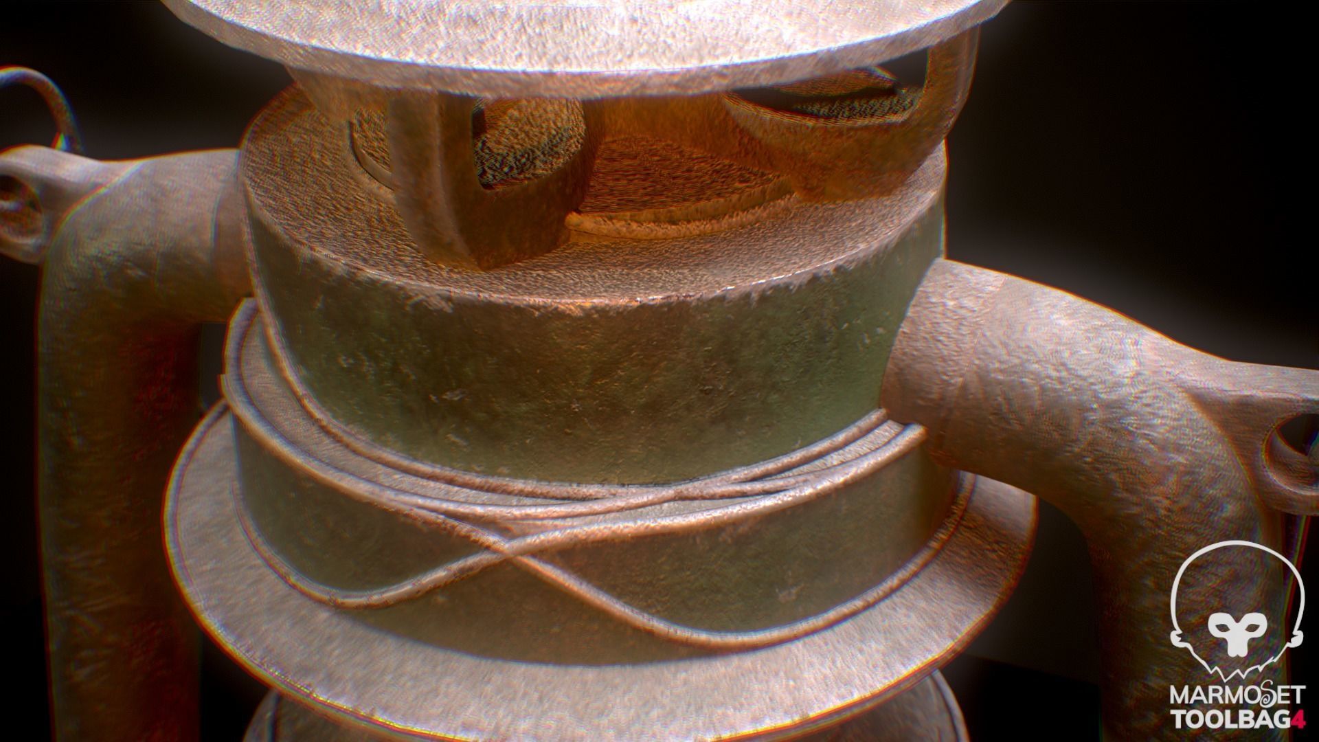 Collection of Vintage Lamp Models Low-poly 3D model_3