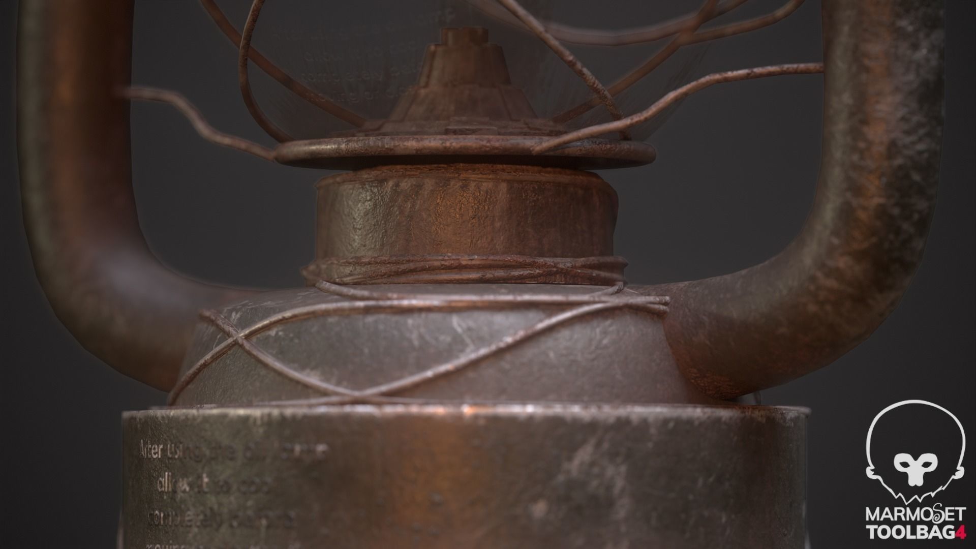 Collection of Vintage Lamp Models Low-poly 3D model_6