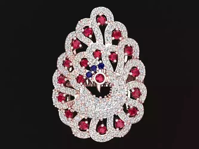 Peacock Ring - Women Rings - SN755