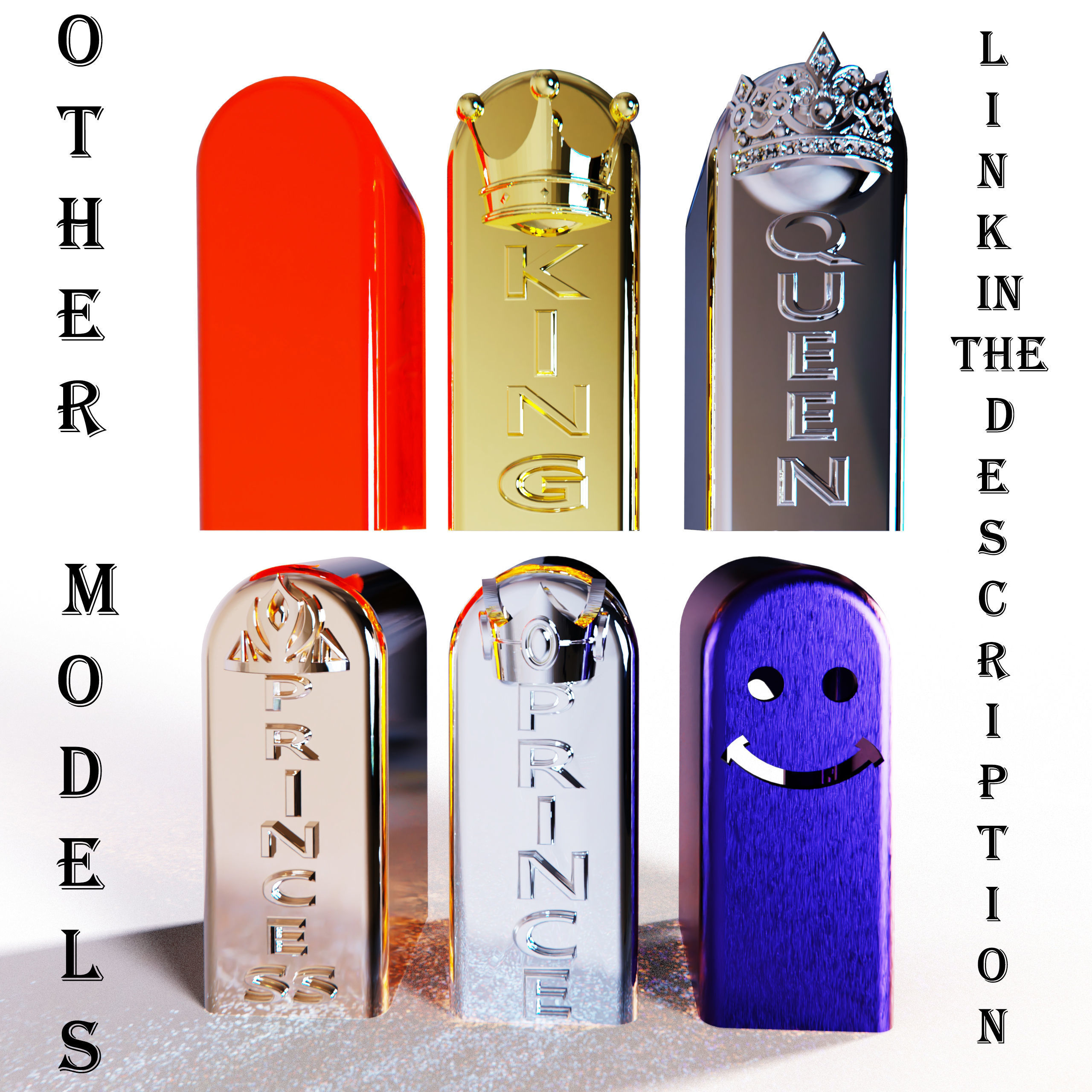 Normal toothbrush Cap 3D print model_5