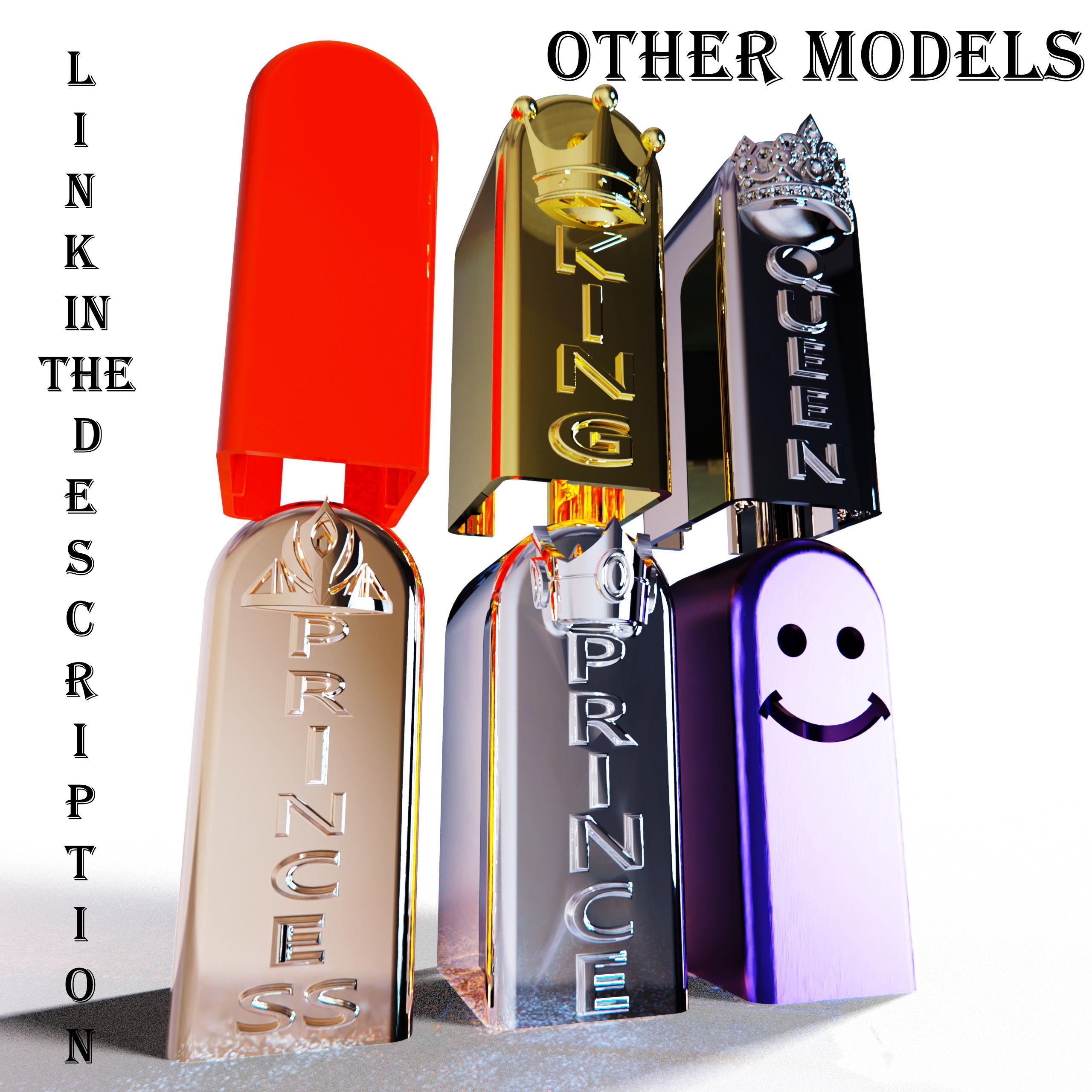 Normal toothbrush Cap 3D print model_2