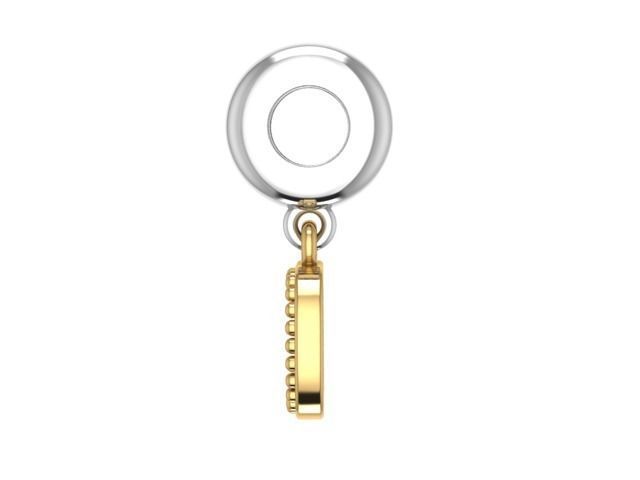 Dangle charm-D 3D print model_1