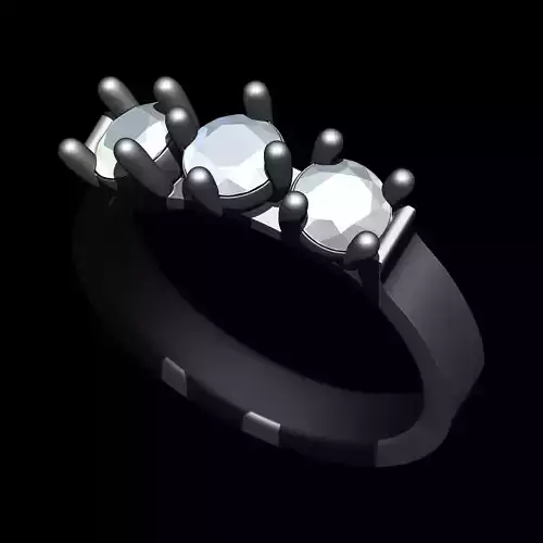 Triple Diamond Ring