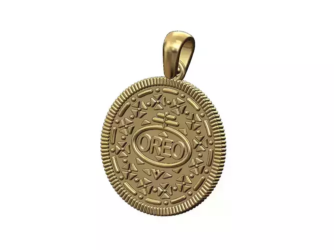 Oreo cookie coin pendant and charm