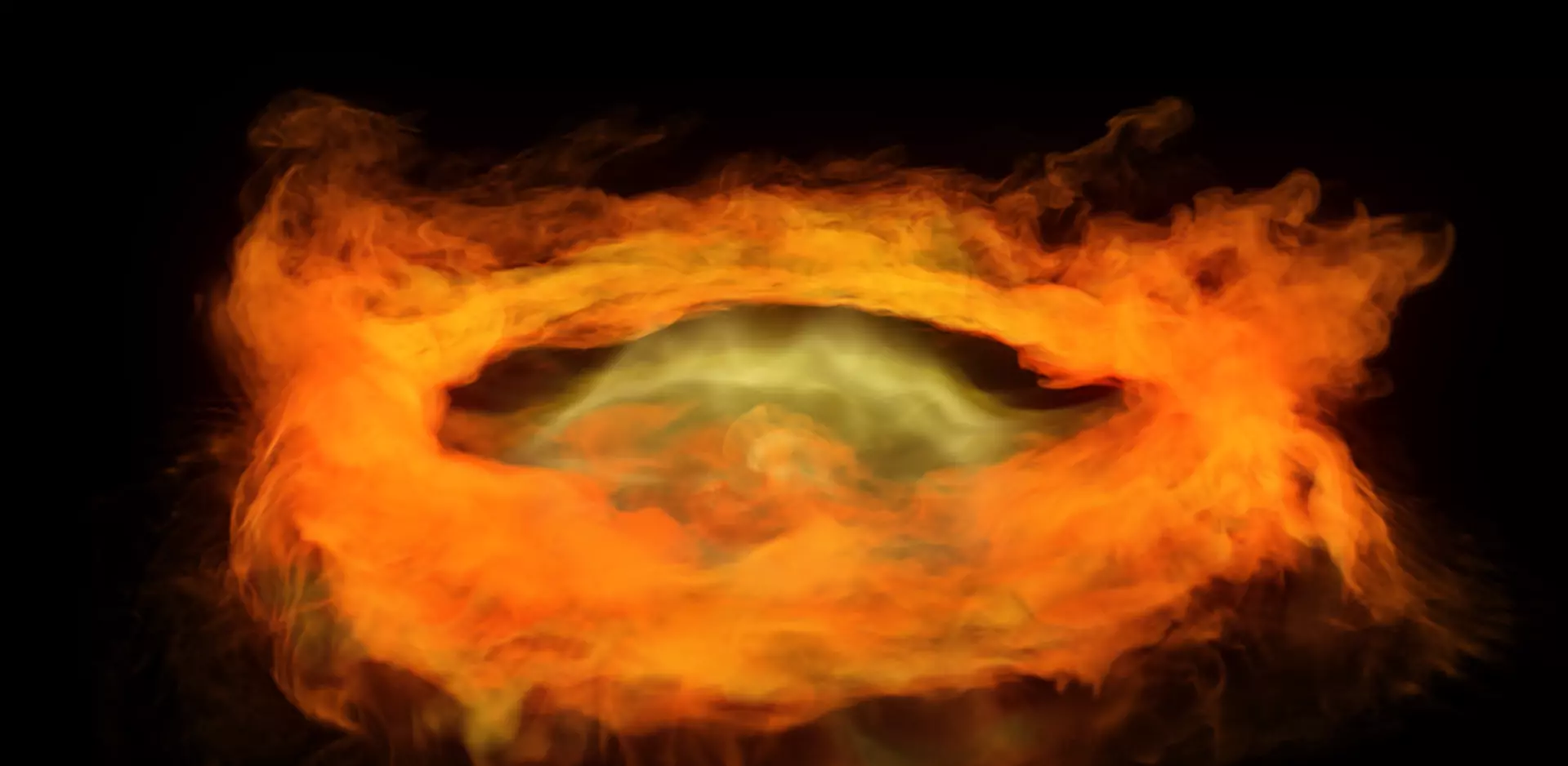 flame fire burning fire tornado wall of fire blast 3D model