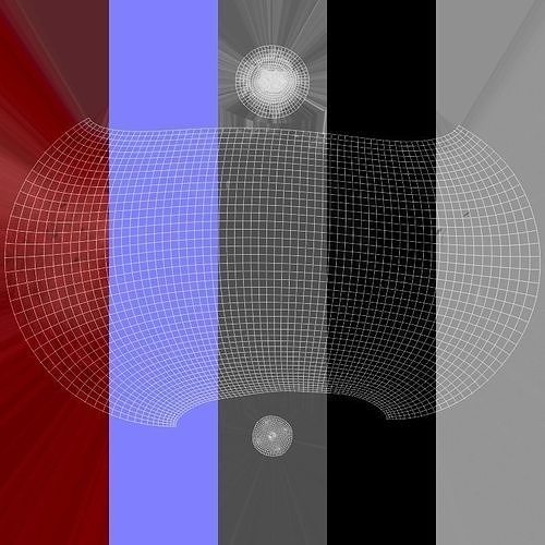 Cranberries Low-poly 3D model 7