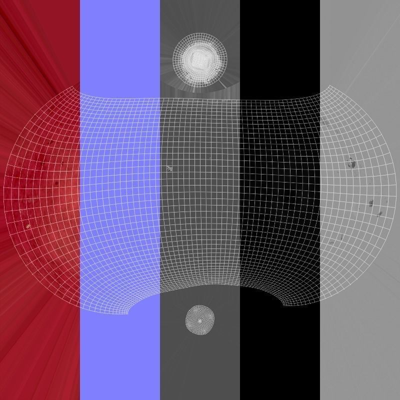 Cranberries Low-poly 3D model_4