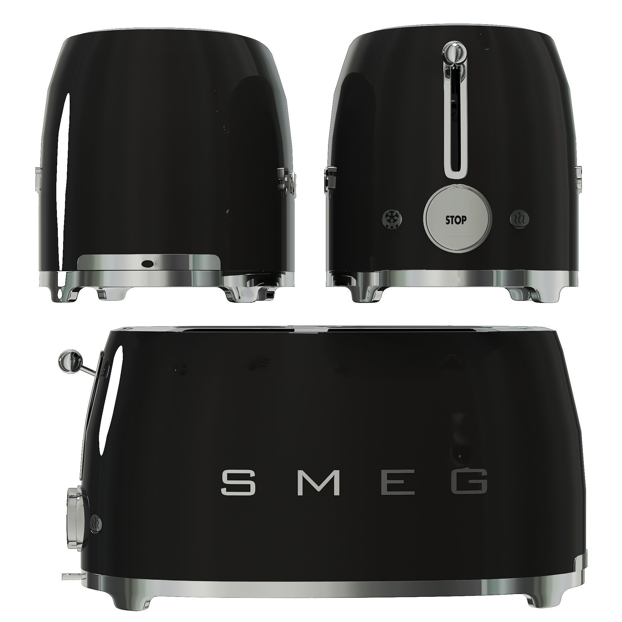 kitchen appliance Low-poly 3D model_2