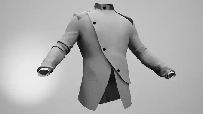 Futuristic Suit Metahuman Rigged  3D model