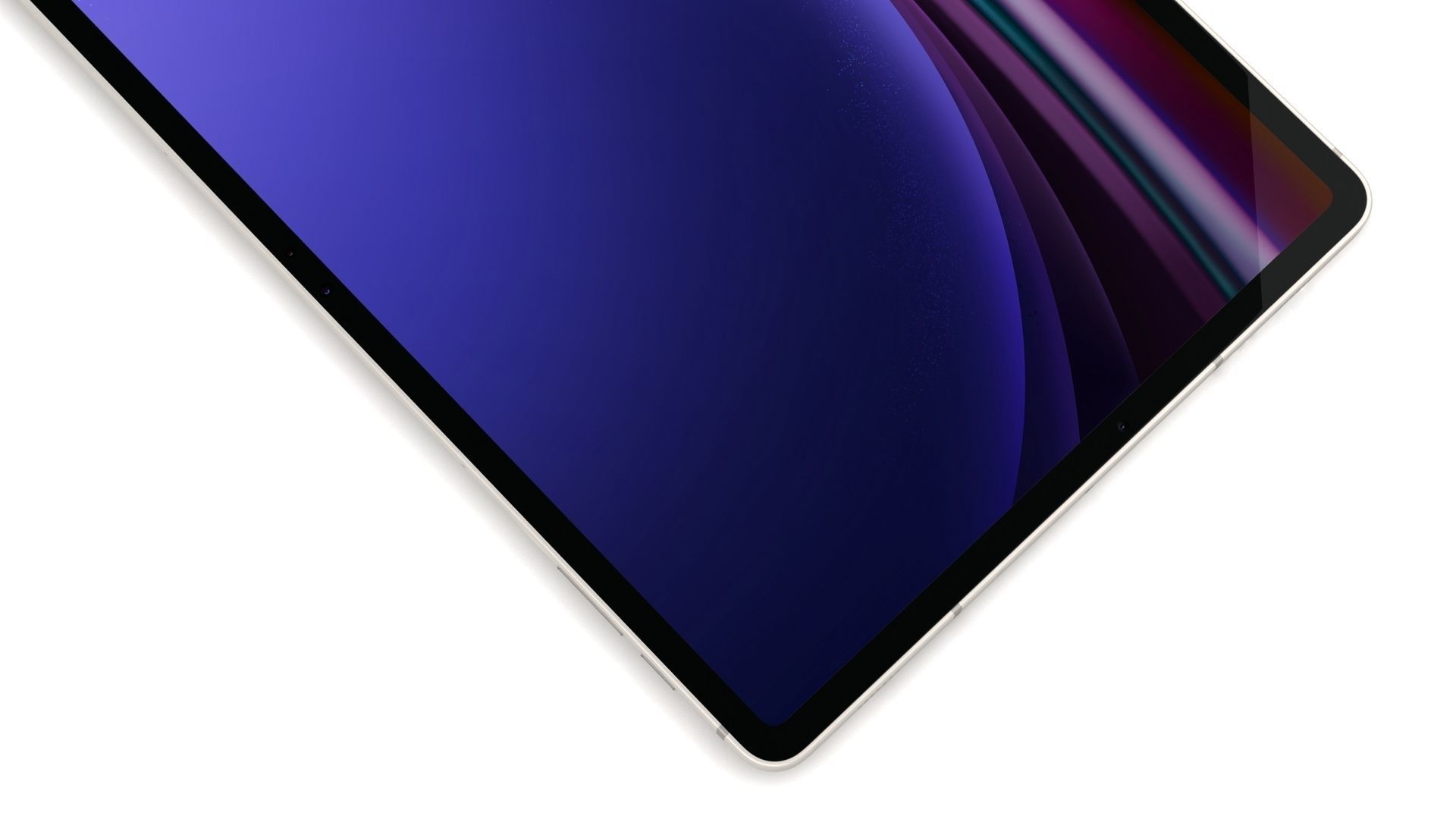 Samsung Galaxy Tab S9 Beige with S-Pen Low-poly 3D model_6