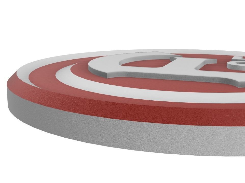 Fortuna Duesseldorf Wall Sign 3D print model_3