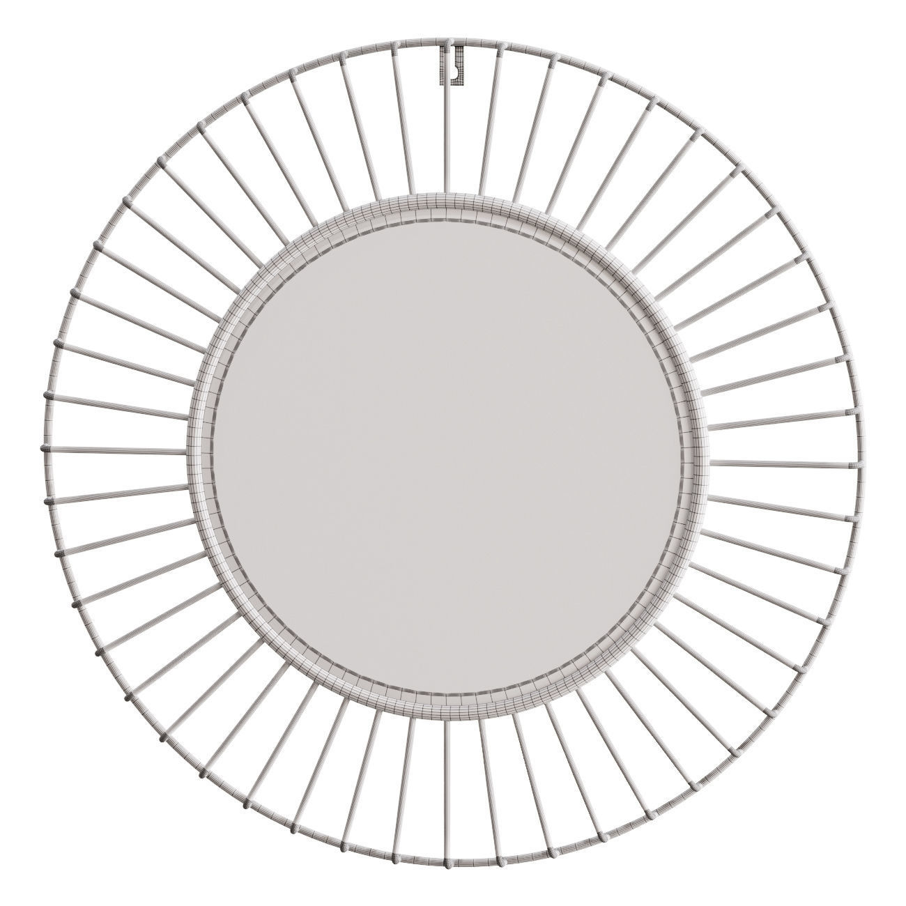 Wall mirror 56x8x56cm 806344 3D model_1