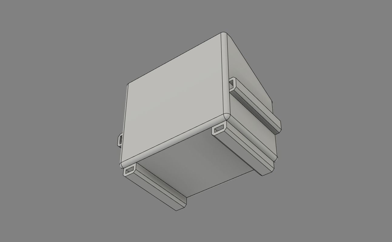 Street Garbage Bin 3D print model_5