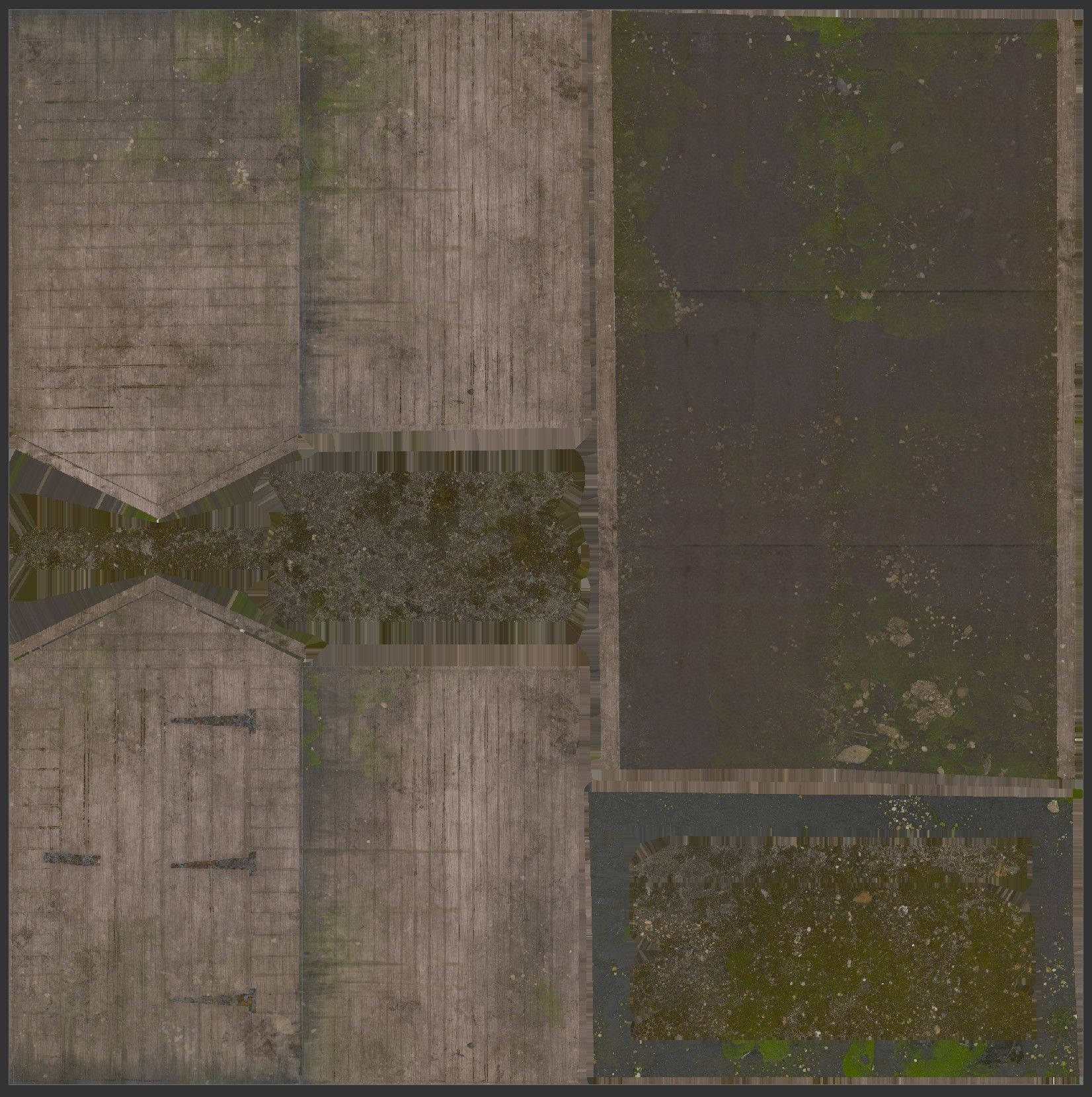 Grey Shed - Low Poly Game ready Asset Low-poly 3D model_12