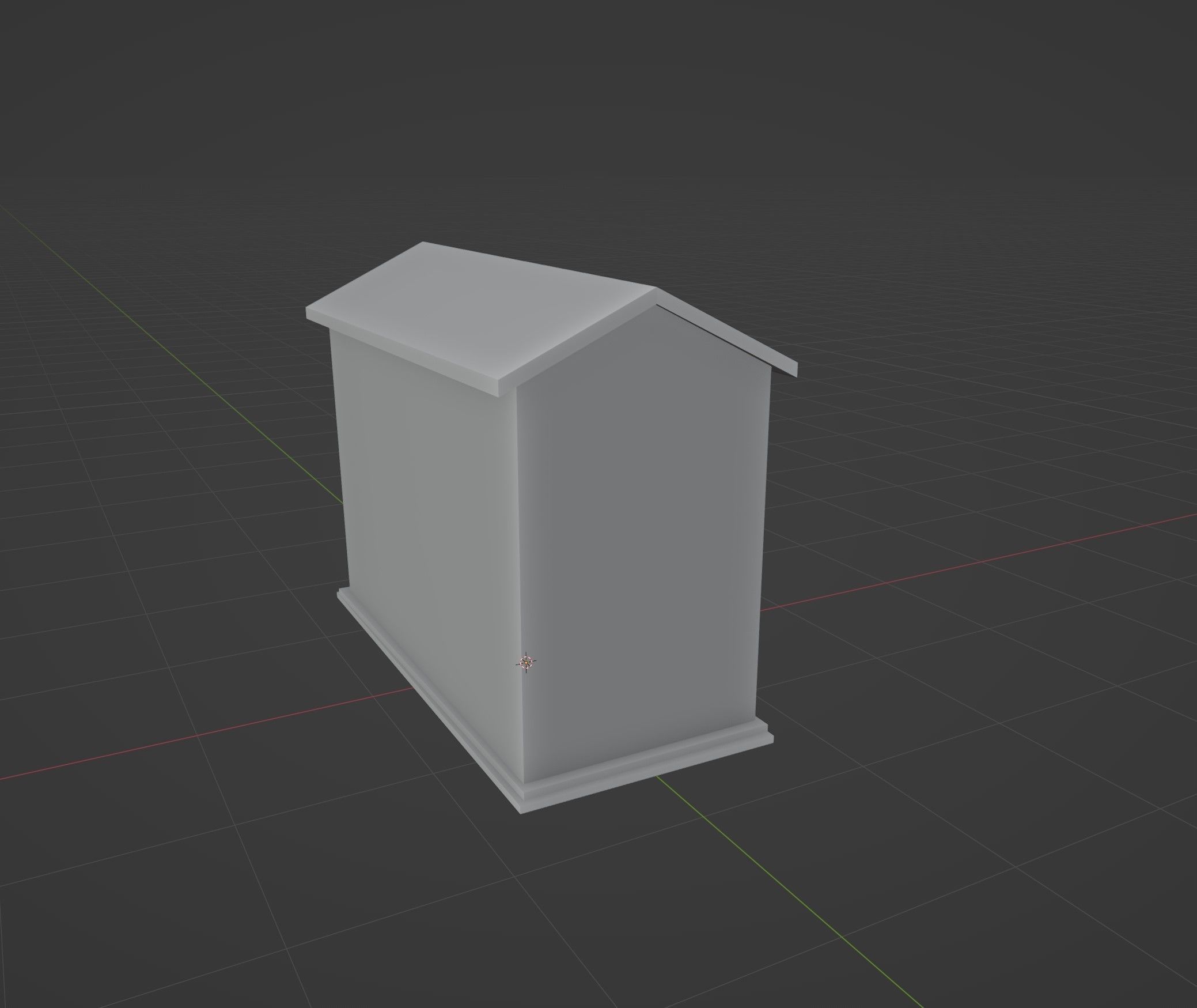 Grey Shed - Low Poly Game ready Asset Low-poly 3D model_5