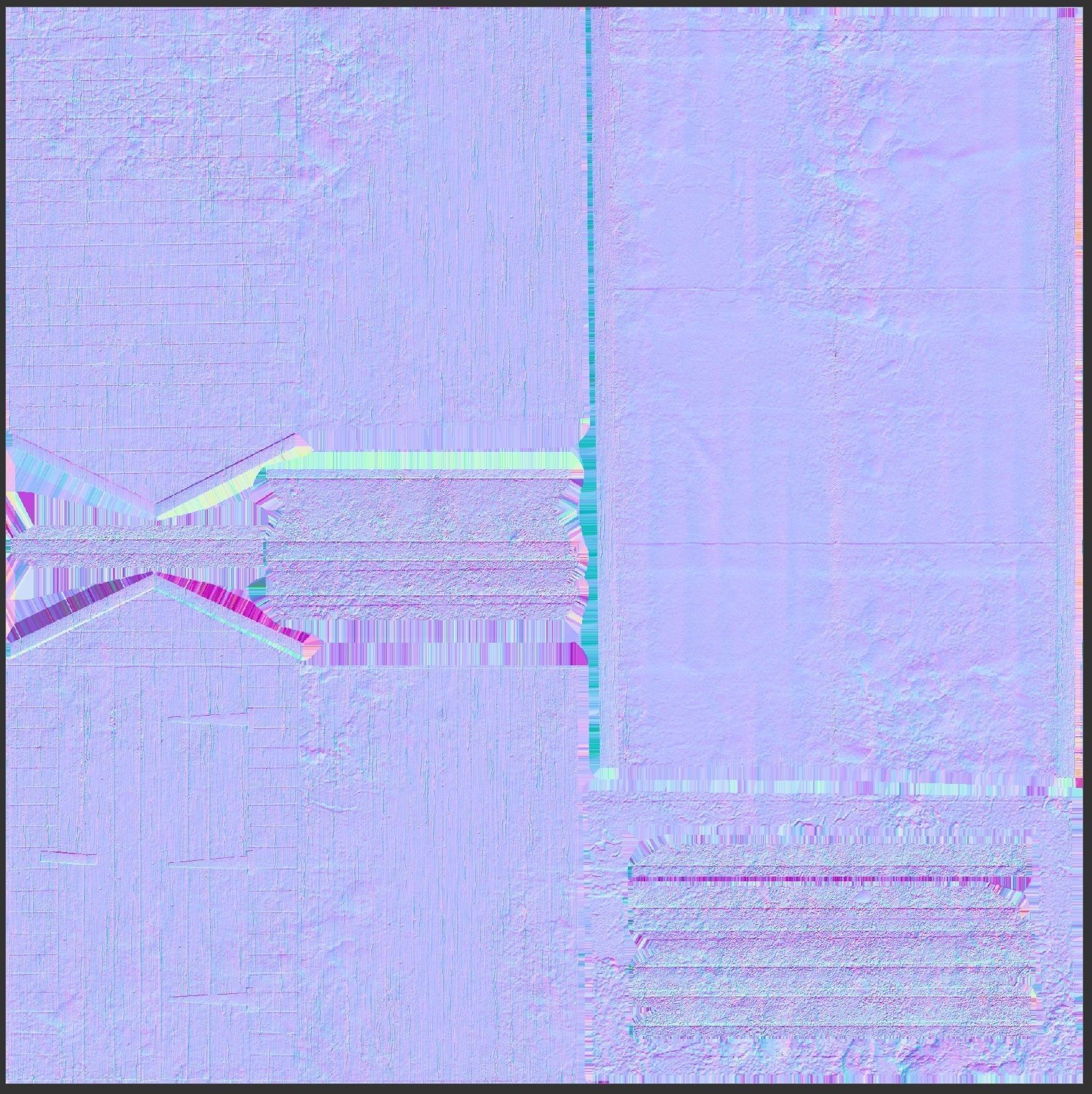 Grey Shed - Low Poly Game ready Asset Low-poly 3D model_14