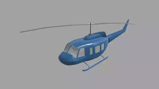 Low Poly Plane 03