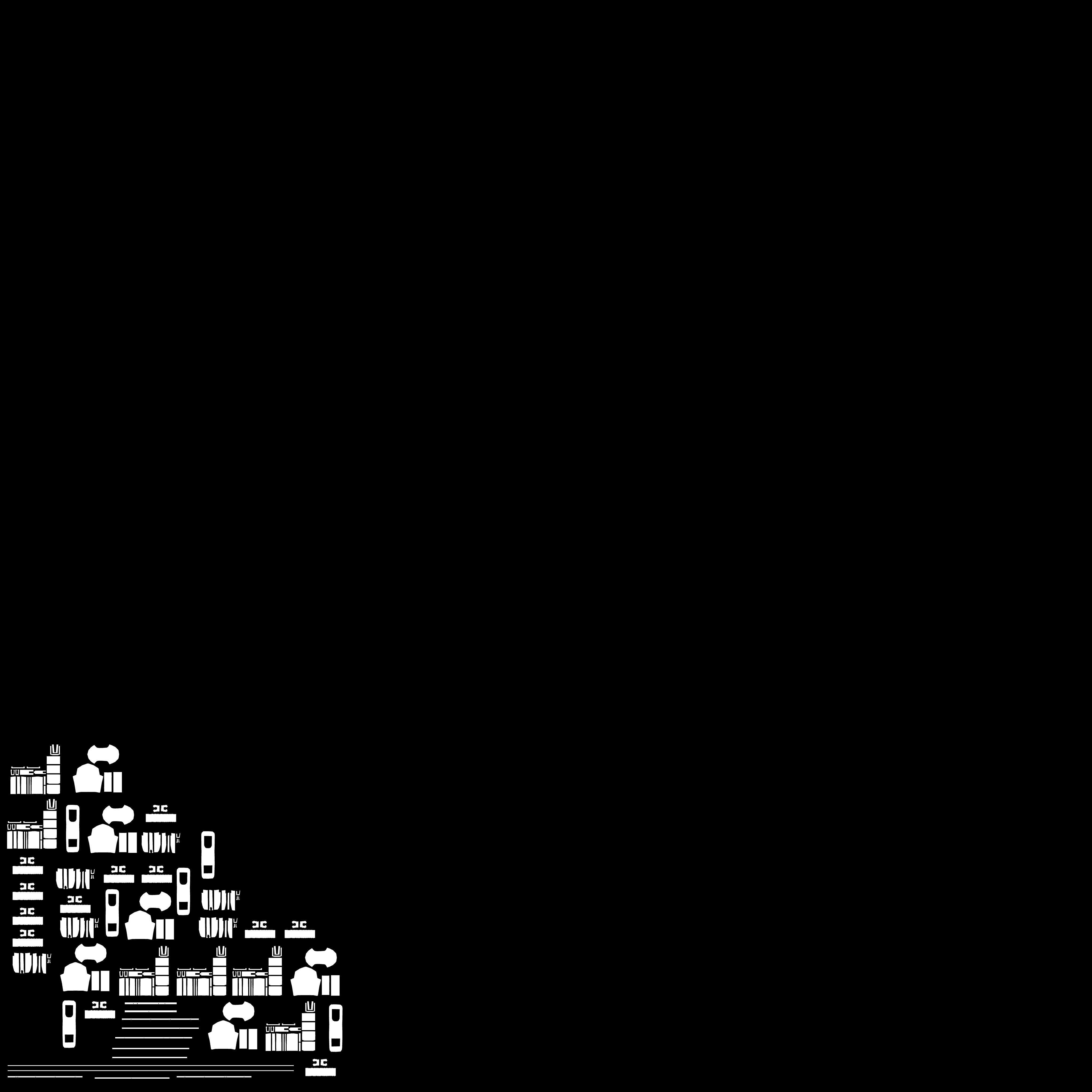 Female leather raglan coat 3D model_18