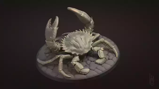Brave Crab 3D print model