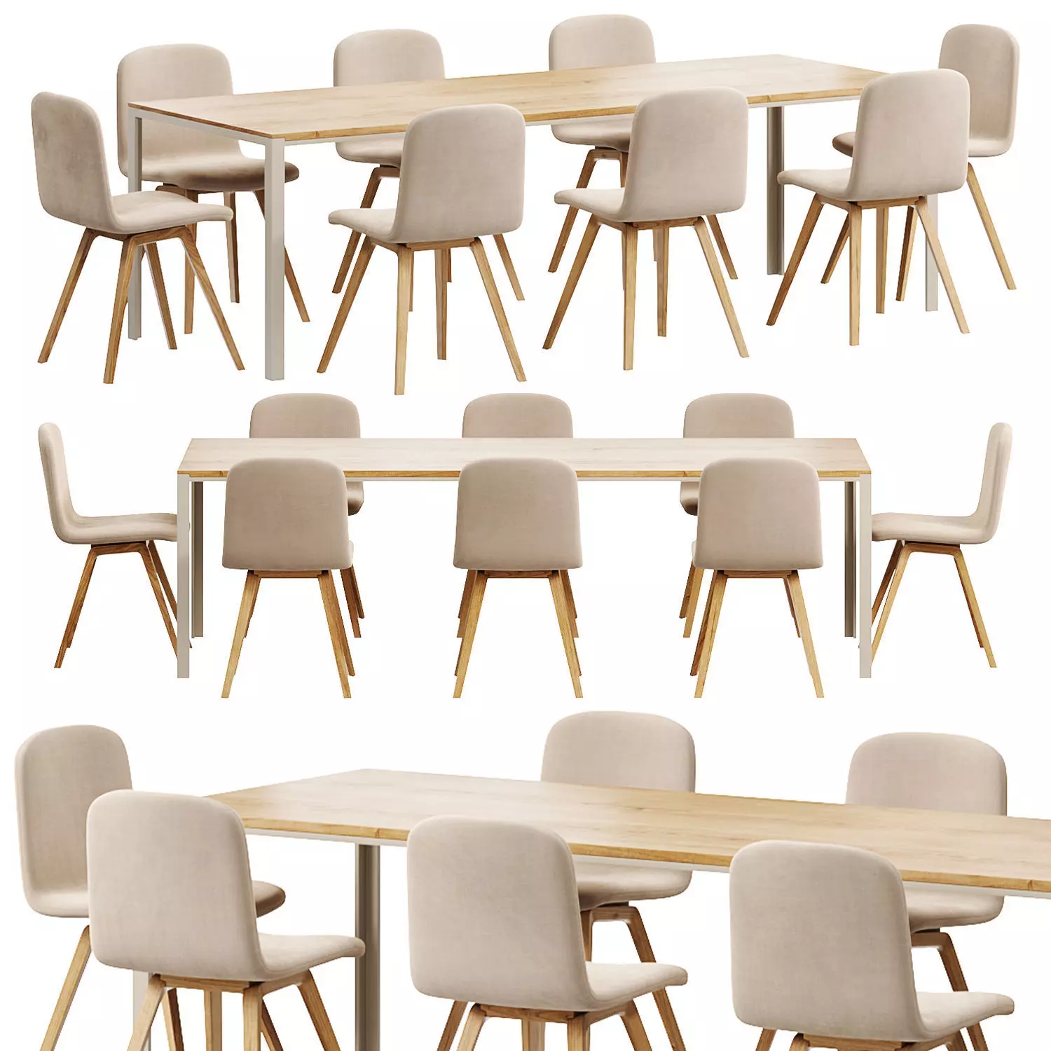  Link Dining Tables  3D model_0