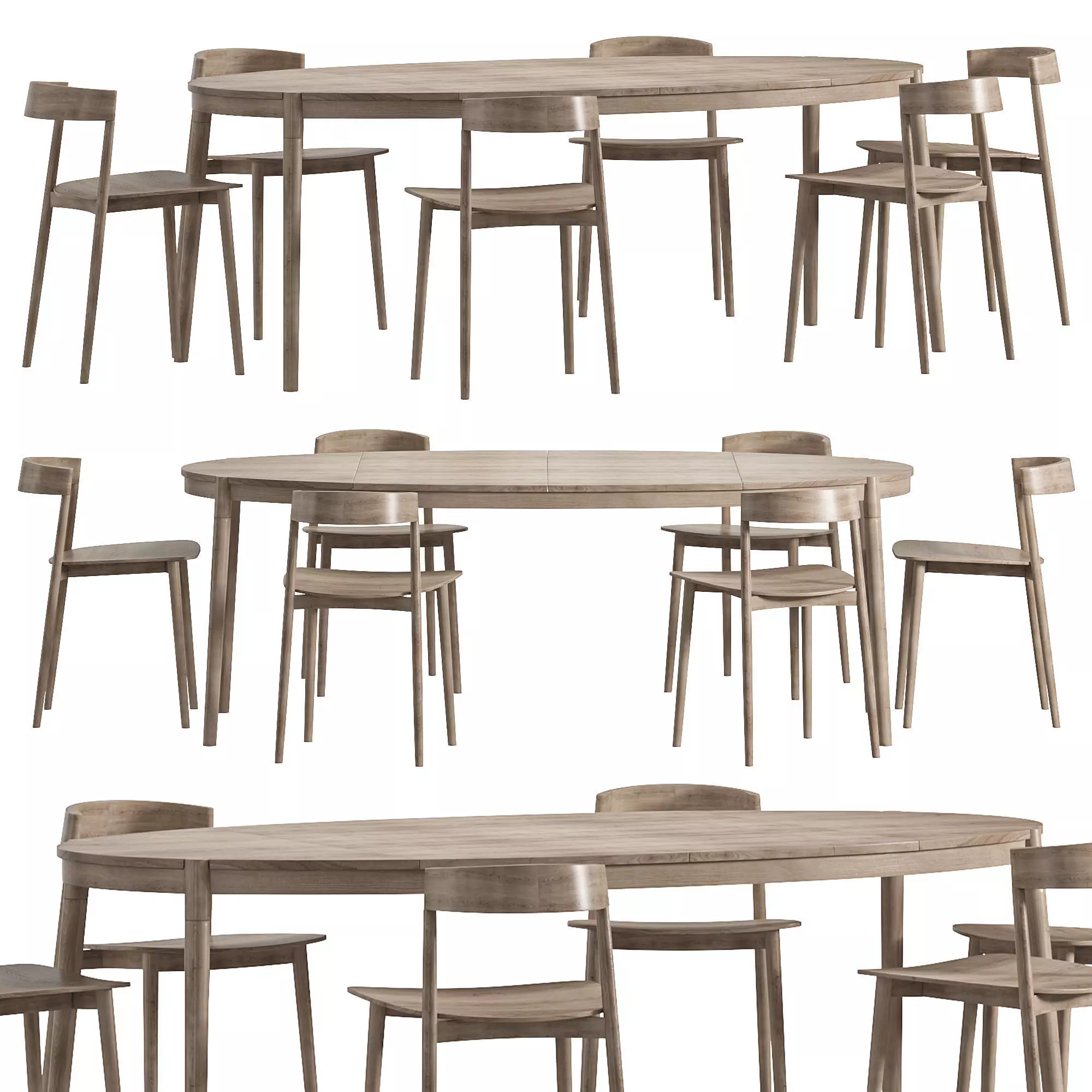 Fusion Dining Table  3D model_0