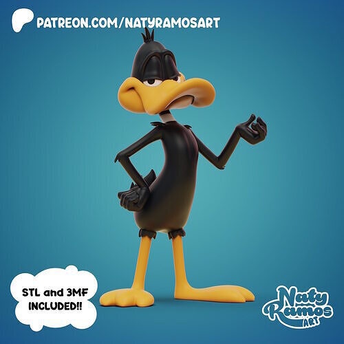DAFFY DUCK 3D print model