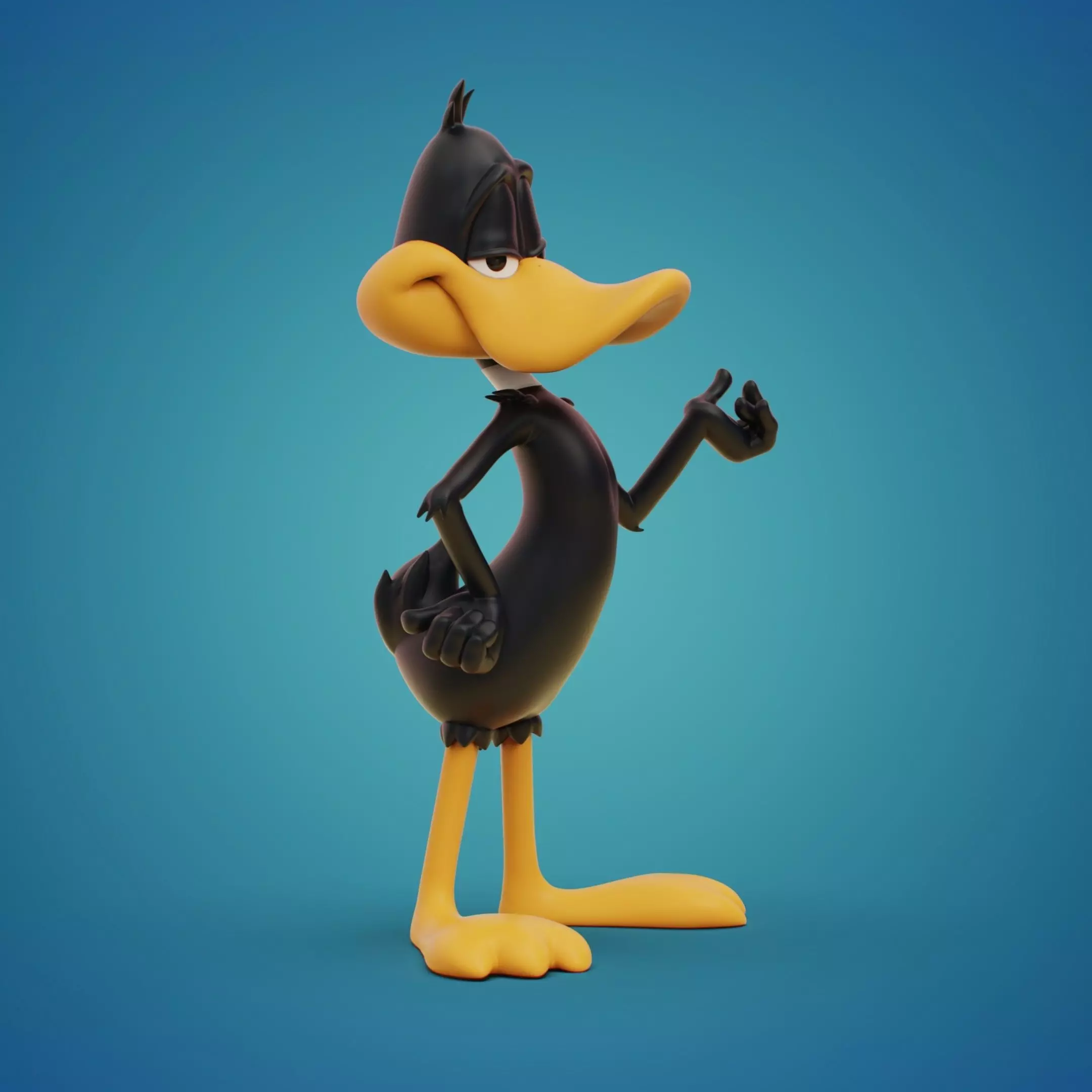 DAFFY DUCK 3D print model_2