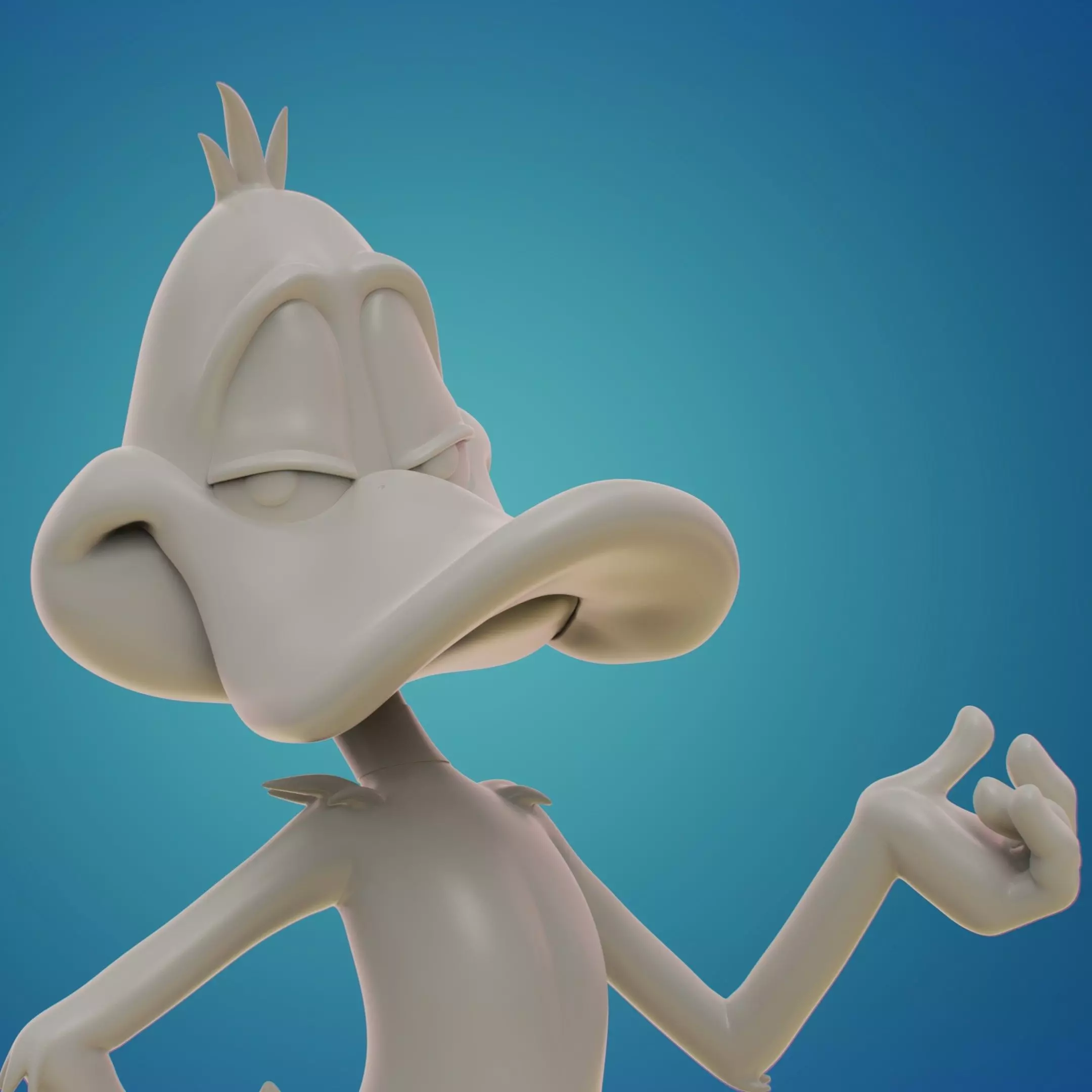 DAFFY DUCK 3D print model_4