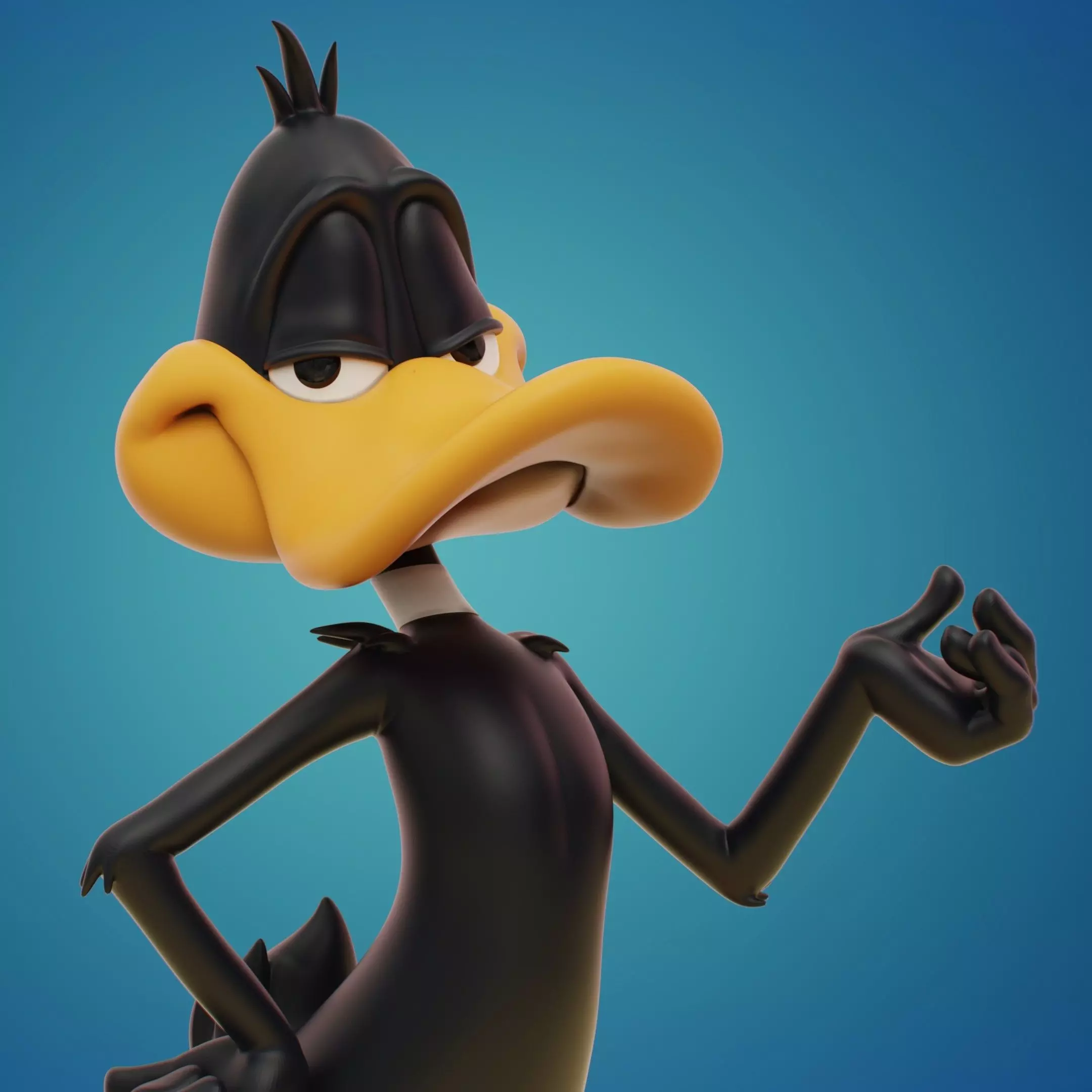 DAFFY DUCK 3D print model_1