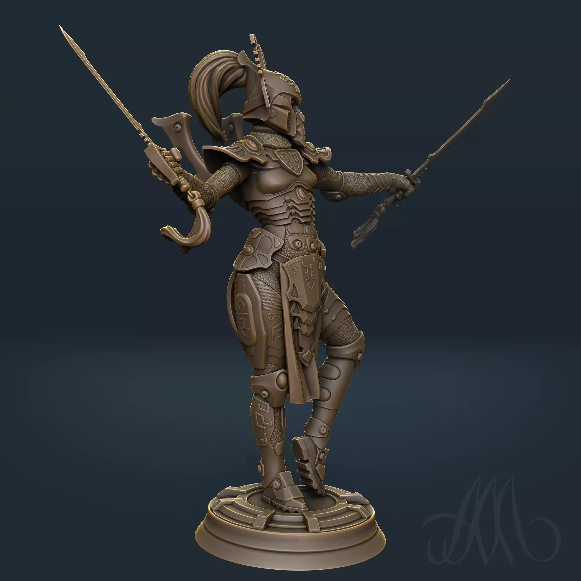 ELDAR print model PRE-SUPPORTED 3D print model_0