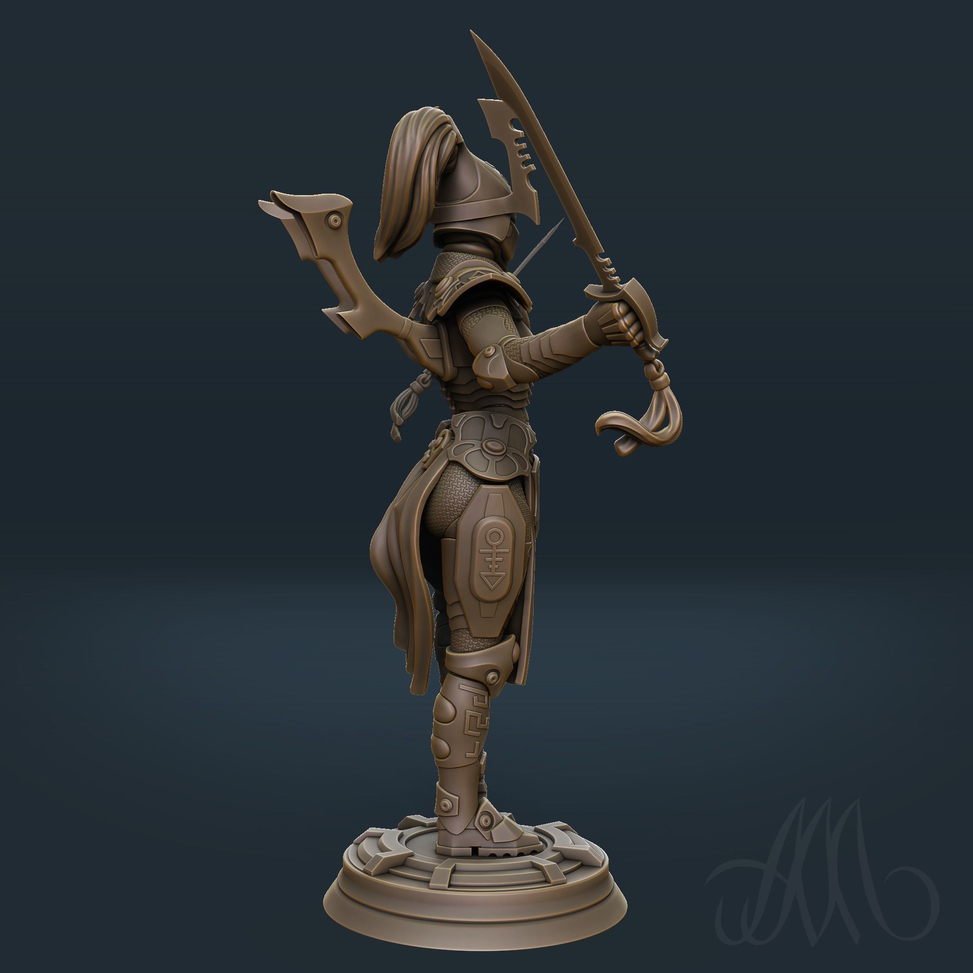 ELDAR print model PRE-SUPPORTED 3D print model_5