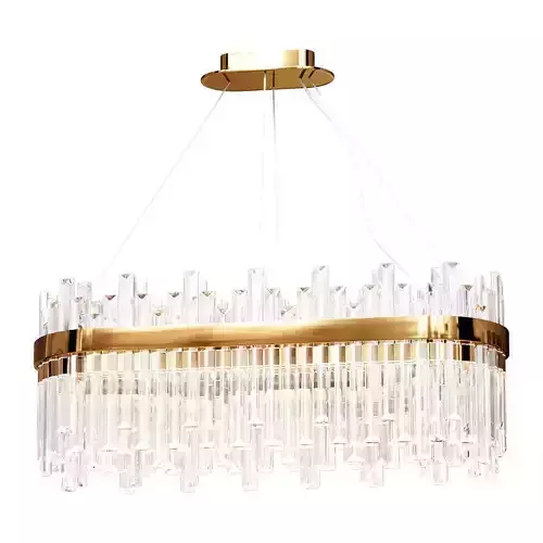 Citro pendant chandelier in gold color