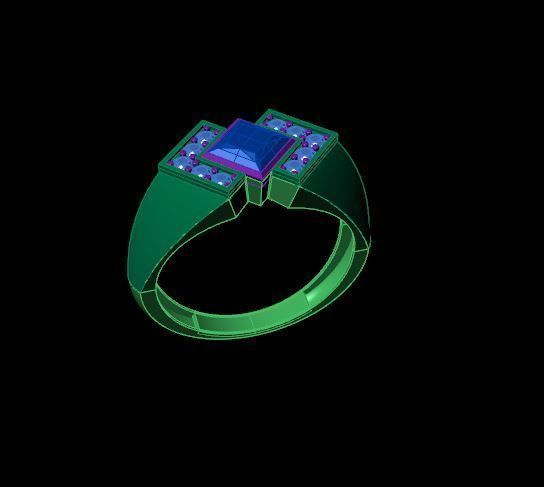 Rings 3D print model_2
