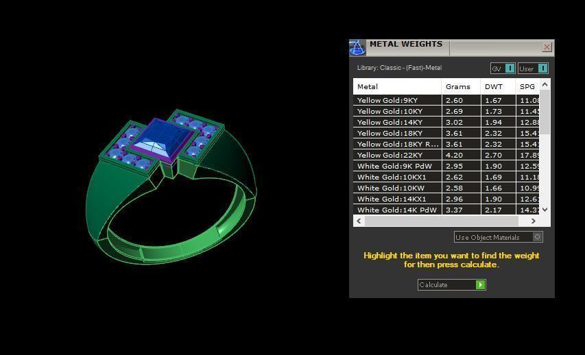 Rings 3D print model_4