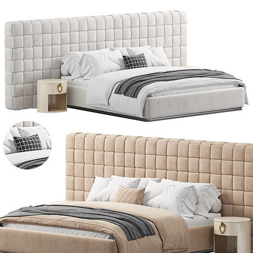  Edward Bed  3D model