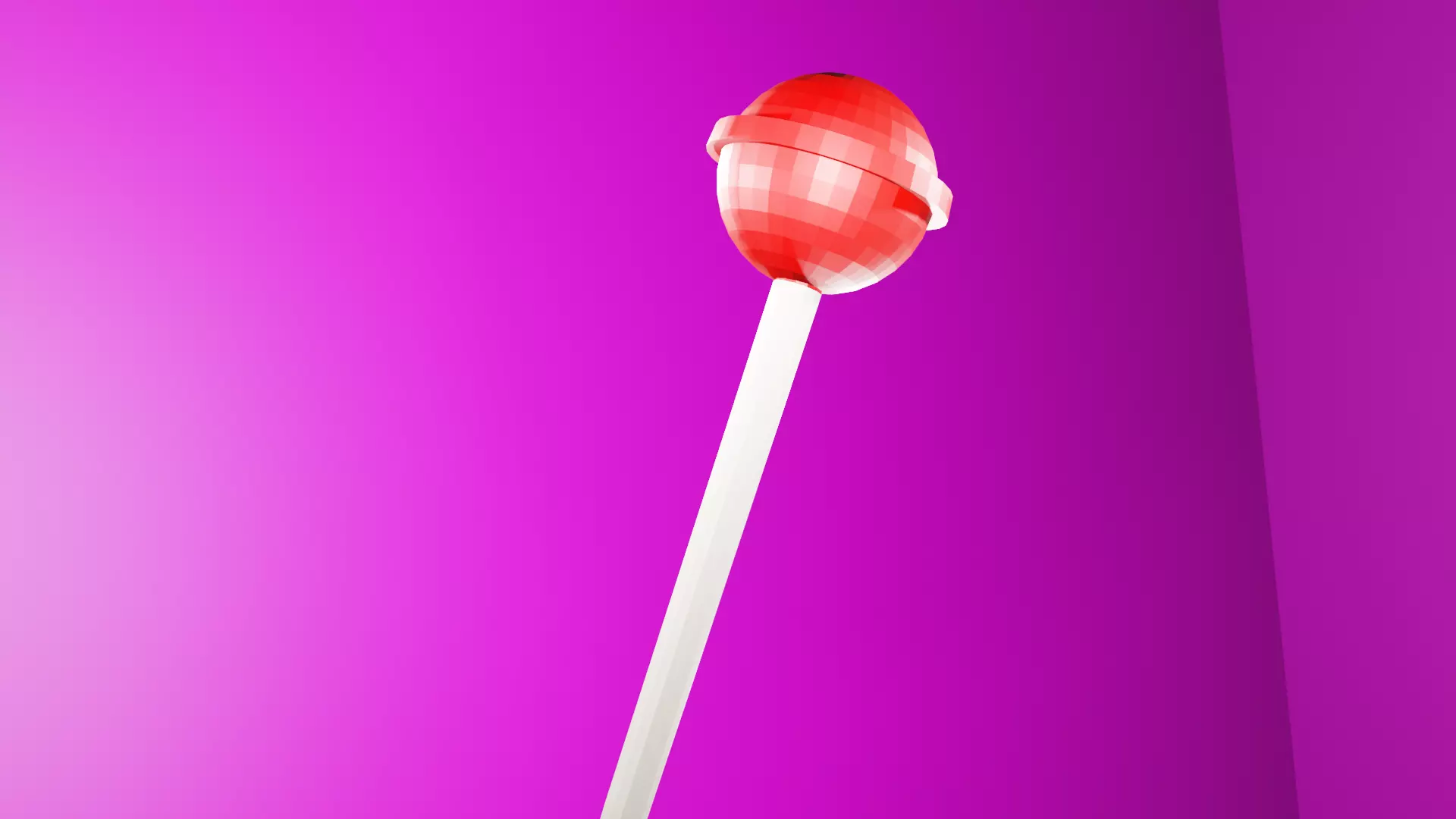 Chupa chups 3D model Free low-poly 3D model_0