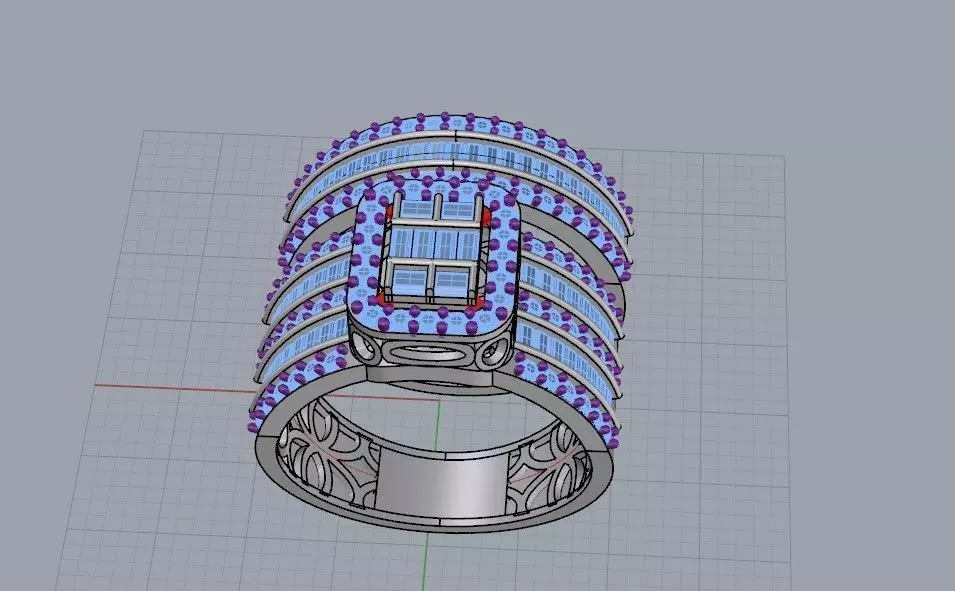 WOMEN S JEWELRY RING 3D print model