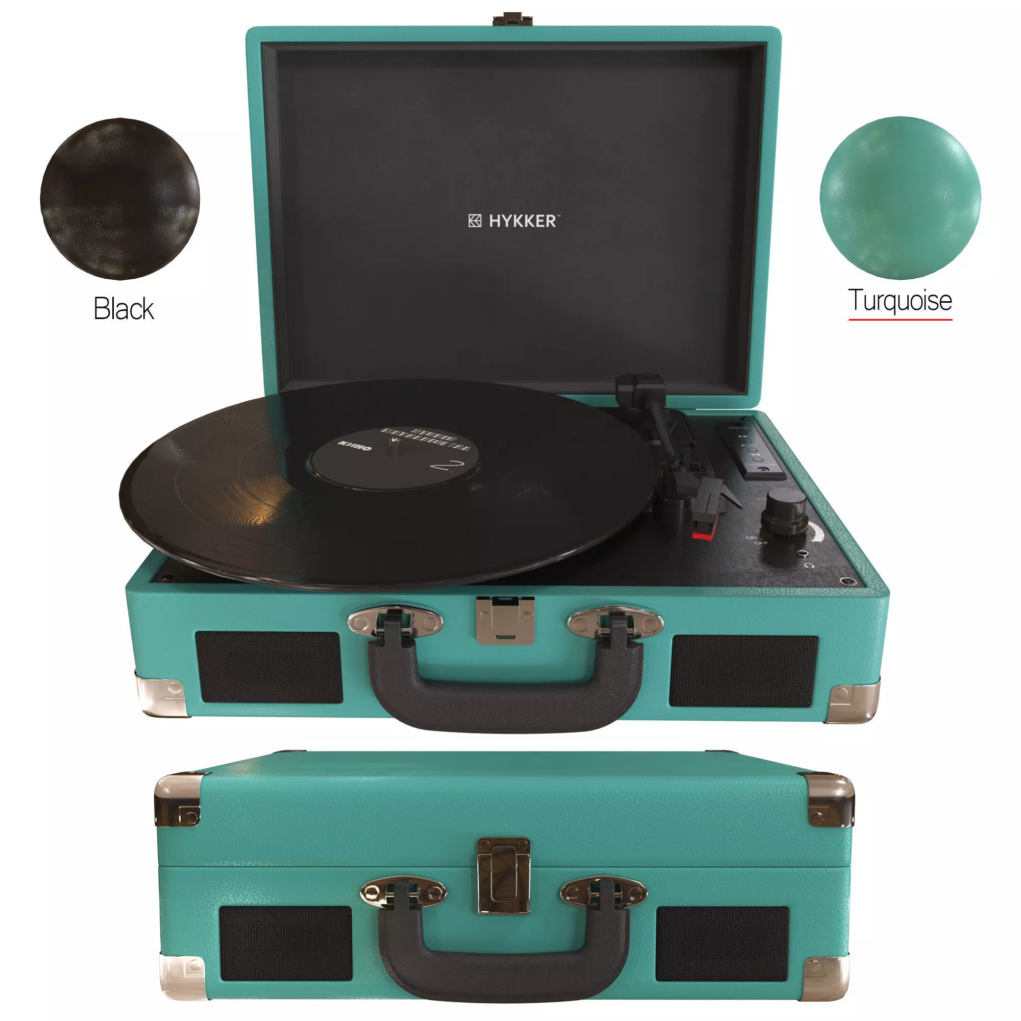Vintage Record Player 3D model