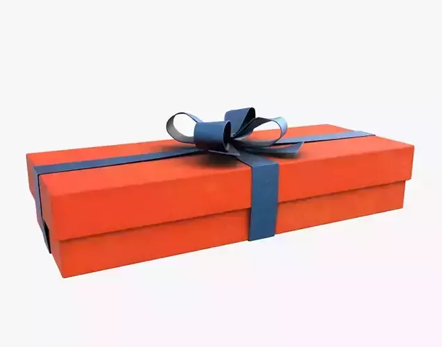 Christmas Gift Box 06 - V6 Low-poly 3D model