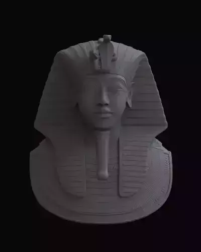 Tutankhamun Mask Wall Deco  3D print model